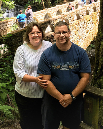 Matt and Erin Ginnaty on a visit to Bellingham, Washington.